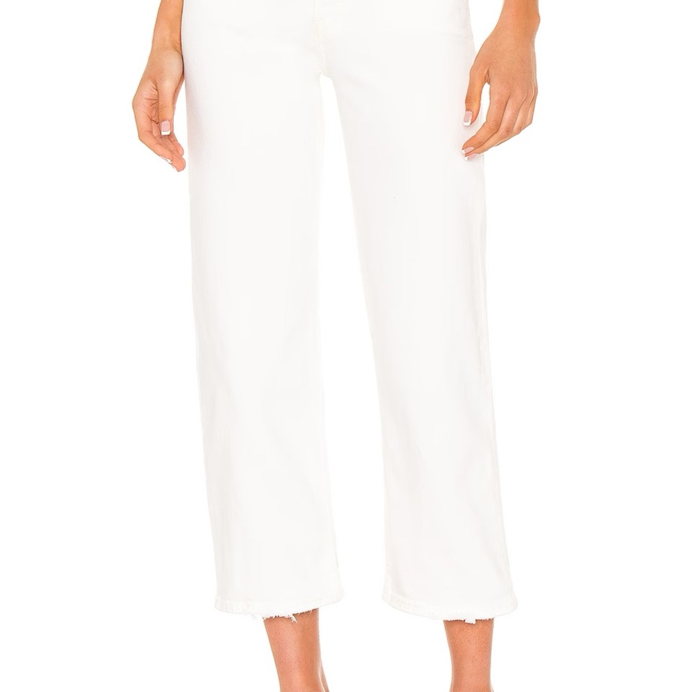 Levi's Ribcage Cloud Over White High-Waisted Jeans